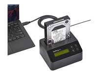 StarTech.com Hårddiskraderare och -dockningsstation för 2,5/3,5" SATA SSD/HDD - USB 3.0 - Hårddiskraderare - svart - för P/N: SVA12M5NA SDOCK1EU3P