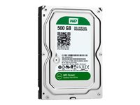 WD Green WD5000AZRX - Hårddisk - 500 GB - inbyggd - 3.5" - SATA 6Gb/s - buffert: 64 MB WD5000AZRX