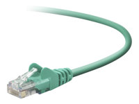 Belkin - Patch-kabel - RJ-45 (hane) till RJ-45 (hane) - 2 m - UTP - CAT 5e - formpressad, hakfri - grön A3L791CP02MGNHS