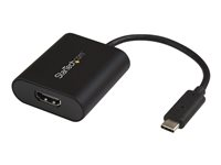 StarTech.com USB-C till HDMI-adapter - 4K 60 Hz - Videokort - TAA-kompatibel - 24 pin USB-C hane till HDMI hona - 19 cm - svart - 4K60Hz (3840 x 2160) stöd - för P/N: TB4CDOCK CDP2HD4K60SA