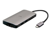 C2G USB-C® Mini Dock with HDMI, 2x USB-A, Ethernet, SD Card Reader, and USB-C Power Delivery up to 100W - 4K 30Hz - Dockningsstation - USB-C / Thunderbolt 3 - HDMI - 1GbE C2G54458
