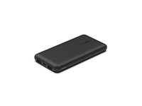 Belkin BoostCharge - Power bank - 10000 mAh - 15 Watt - 3 utdatakontakter (24 pin USB-C, 2 x USB) - svart BPB011BTBK