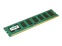 Crucial - DDR3 - modul - 2 GB - DIMM 240-pin - 1066 MHz / PC3-8500 - CL7 - 1.5 V - ej buffrad - ECC - för ASUS Z8NA, Z8PE; SUPERMICRO X8DT3, X8DTH, X8DTi, X8DTU; Tyan S7002, S7012, S7016, S7025 CT25672BA1067