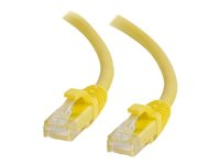 C2G - Patch-kabel - RJ-45 (hane) till RJ-45 (hane) - 1.5 m - UTP - CAT 6 - startad, hakfri - gul 82479