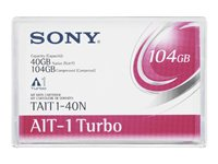 Sony TAIT1-40N - AIT 1 Turbo - 40 GB / 104 GB - för AIT i100STS, Turbo e100S, Turbo i100AS, Turbo i100S TAIT140N