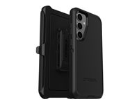 OtterBox Defender Series - Baksidesskydd för mobiltelefon - robust - polykarbonat, TPE (termaplastisk elastomer) - svart - för Samsung Galaxy S24+ 77-94488