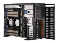 Supermicro GPU SuperServer 741GE-TNRT - kan monteras i rack ingen CPU - 0 GB - ingen HDD SYS-741GE-TNRT