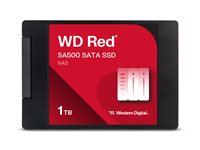WD Red SA500 WDS100T1R0A-68A4W0 - SSD - 1 TB - inbyggd - 2.5" - SATA 6Gb/s WDS100T1R0A-68A4W0