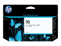 HP 70 - 130 ml - ljusgrå - original - DesignJet - bläckpatron - för DesignJet HD Pro MFP, T120, Z2100, Z3100, Z3100ps, Z3200, Z3200ps, Z5200, Z5400 C9451A