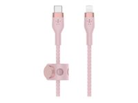 Belkin BOOST CHARGE - Lightning-kabel - 24 pin USB-C hane till Lightning hane - 1 m - rosa CAA011BT1MPK