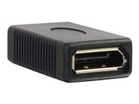 C2G DisplayPort Coupler - Female to Female DisplayPort Extension - Black - DisplayPort-könsbytare - DisplayPort (hona) till DisplayPort (hona) - svart 81293