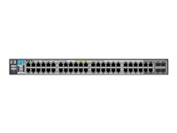 HPE 3500-48G-PoE yl Switch - Switch - Administrerad - 48 x 10/100/1000 (PoE) + 4 x kombinations-SFP - rackmonterbar - PoE J8693A#ABB