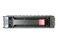 HPE Midline - Hårddisk - 3 TB - inbyggd - 3.5" - SAS 6Gb/s - 7200 rpm - rekonditionerad - för HP Modular Smart Array 1040 LFF, 2040 LFF, P2000 LFF, P2000 G3 LFF QK703AR