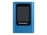 Kingston IronKey Vault Privacy 80 - SSD - krypterat - 1920 GB - extern (portabel) - USB 3.2 Gen 1 (USB-C kontakt) - 256-bit AES-XTS, FIPS 197 - TAA-kompatibel IKVP80ES/1920G