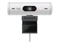 Logitech BRIO 500 - Webbkamera - färg - 1920 x 1080 - 1080p, 720p - ljud - USB-C 960-001428