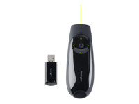 Kensington Presenter Expert Green Laser Presenter with Cursor Control and Memory - Presentationsfjärrkontroll - RF - svart K72427EU