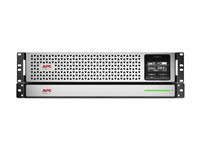 APC Smart-UPS On-Line Li-Ion 1500VA - UPS (rackmonterbar/extern) - AC 230 V - 1350 Watt - 1500 VA - Ethernet 10/100, RS-232, USB - utgångskontakter: 8 - svart SRTL1500RMXLI-NC