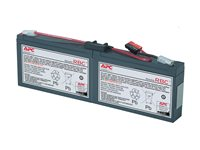 APC Replacement Battery Cartridge #18 - UPS-batteri - 1 x batteri - Bly-syra - svart - för P/N: AP1250RM, PS450, SC1500, SC250RM1U, SC250RMI1U, SC450R1X542, SC450RM1U, SC450RMI1U RBC18