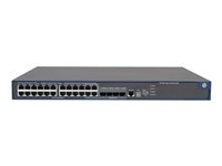 HPE 5500-24G-PoE+ SI Switch with 2 Interface Slots - Switch - L4 - Administrerad - 24 x 10/100/1000 (PoE) + 4 x kombinations-SFP - rackmonterbar - PoE JG238A#ABB