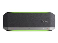 Poly Sync 40 - Smart högtalartelefon - Bluetooth - trådlös, kabelansluten - silver - Zoomcertifierad 772C4AA