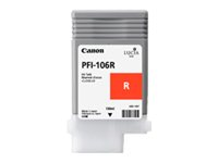 Canon PFI-106 R - 130 ml - röd - original - bläcktank - för imagePROGRAF iPF6300, iPF6350, iPF6400, iPF6400SE, IPF6450 6627B001