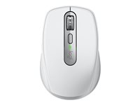 Logitech MX Anywhere 3S - Mus - optisk - 6 knappar - trådlös - Bluetooth - blekgrå 910-006930