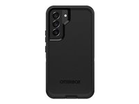 OtterBox Defender Series - Baksidesskydd för mobiltelefon - polykarbonat, syntetiskt gummi - svart - för Samsung Galaxy S22 77-86380