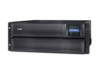 APC Smart-UPS - UPS (kan monteras i rack) - Ac 100/110/120/127 V - 2700 Watt - 2880 VA - 1 x batteri - USB, serial - utgångskontakter: 3 - 4U - svart - TAA-kompatibel SMX3000RMX93