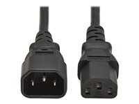 Eaton Tripp Lite Series - Strömkabel - IEC 60320 C14 till power IEC 60320 C13 - 250 V - 10 A - 3 m - svart - Europa - för P/N: B020-U16-19-IPF, B020-U16-19-IPG, B020-U16-19-KF, B020-U16-19-KG P004-03M-EU