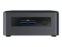 Intel Next Unit of Computing Kit NUC7i7DNHE - mini-PC - Core i7 8650U 1.9 GHz - vPro - 0 GB - ingen HDD BLKNUC7I7DNH3E