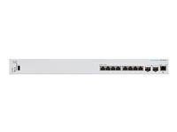 Cisco Business 350 Series CBS350-8XT - Switch - L3 - Administrerad - 6 x 10GBase-T + 2 x combo 10 Gigabit SFP+/RJ-45 - rackmonterbar CBS350-8XT-EU