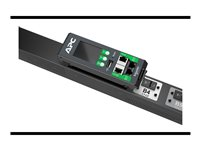 APC NetShelter Rack PDU Advanced - Kraftdistributionsenhet (kan monteras i rack) - omkopplingsbart uttag med mätning - AC 200-240 V - 7.4 kW - 7200 VA - 3-fas - Ethernet 10/100/1000 - ingång: IEC 60309 2P+E 32A - utgångskontakter: 40 (20 x IEC 60320 C13/C15, 20 x IEC 60320 C13/C15/C19/C21) - 3 m sladd - svart - TAA-kompatibel APDU10150SM