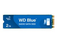 WD Blue SA510 - SSD - 2 TB - inbyggd - M.2 2280 - SATA 6Gb/s WDS200T3B0B