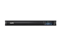 APC Smart-UPS 1500 LCD - UPS (kan monteras i rack) - AC 230 V - 1000 Watt - 1500 VA - RS-232, USB - utgångskontakter: 6 - 1U - svart - för P/N: AR4018SPX432, AR4024SP, AR4024SPX429, AR4024SPX431, AR4024SPX432, NBWL0356A SMT1500RMI1U