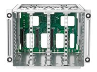 HPE 8SFF x4 U.3 BC Mid Tray Premium Drive Cage Kit - Hållare för lagringsenheter - 2.5" - för ProLiant DL385 Gen10 Plus V2, DL385 Gen10 Plus V2 Base, DL385 Gen10 Plus V2 Entry (2.5") P38847-B21