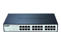 D-Link EasySmart Switch DGS-1100-24 - Switch - Administrerad - 24 x 10/100/1000 - skrivbordsmodell DGS-1100-24