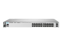 HPE Aruba 3800-24G-2XG - Switch - L3 - Administrerad - 24 x 10/100/1000 + 2 x 10Gb Ethernet - rackmonterbar J9585A#ABB