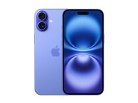 Apple iPhone 16 Plus - 5G smartphone - dual-SIM / Internminne 256 GB - OLED-skärm - 6.7" - 2796 x 1290 pixels - 2 bakre kameror 48 MP, 12 MP - front camera 12 MP - ultramarinblå MXY23QN/A