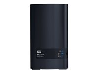 WD My Cloud EX2 Ultra WDBVBZ0240JCH - Personlig molnlagringsenhet - 2 fack - 24 TB - HDD 12 TB x 2 - RAID 0, 1, JBOD - RAM 1 GB - Gigabit Ethernet - iSCSI support WDBVBZ0240JCH-EESN