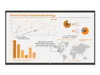 LG CreateBoard 75TR3PN - 75" Diagonal klass TR3PN Series LED-bakgrundsbelyst LCD-skärm - utbildning/företag - med touchskärm (multi touch) / 8 mikrofoner - Android - 4K UHD (2160p) 3840 x 2160 - Direct LED - svart 75TR3PN-B