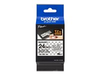 Brother TZe-SE5 - Svart på vitt - Rulle ( 2,4 cm x 8 m) 1 kassett(er) etiketttejp - för P-Touch PT-1400, PT-1650, PT-E310BTVP TZESE5