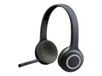 Logitech Wireless Headset H600 - Headset - på örat - 2,4 GHz - trådlös 981-000342