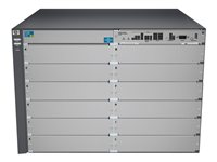 HPE Aruba 5412 zl - Switch - L4 - Administrerad - rackmonterbar - PoE - med HP 5400 zl Switch Premium License J9643A