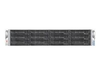 NETGEAR ReadyDATA 2U Expansion Chassis EDA2000 - Hårddiskarray - 12 fack (SATA-300 / SAS) - SAS (extern) - kan monteras i rack - 2U EDA2000-100WWS