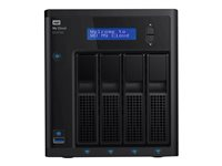 WD My Cloud EX4100 WDBWZE0000NBK - NAS-server - 4 fack - RAID 0, 1, 5, 10, JBOD, 5 hot spare - RAM 2 GB - Gigabit Ethernet - iSCSI support WDBWZE0000NBK-EESN