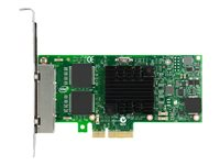 Intel I350-T4 4xGbE BaseT Adapter for IBM System x - Nätverksadapter - PCIe 2.0 x4 låg profil - Gigabit Ethernet x 4 - för System x3100 M5; x3250 M4; x3250 M5; x3250 M6; x35XX M4; x3650 M4 HD; x3850 X6; x3950 X6 00AG520