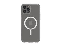 Belkin SheerForce Magnetic Anti-Microbial - Baksidesskydd för mobiltelefon - MagSafe-kompatibilitet - klar - tunn, lätt - för Apple iPhone 12 Pro Max MSA003BTCL