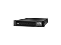 APC Smart-UPS SRT 1500VA - UPS (rackmonterbar/extern) - AC 220/230/240 V - 1500 Watt - 1500 VA - USB, serial - utgångskontakter: 6 - PFC - svart SRT1500XLI