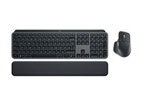 Logitech MX Keys Combo for Business | Gen 2 - Sats med tangentbord och mus - bakgrundsbelyst - trådlös - Bluetooth LE - QWERTZ - schweizisk - grafit 920-010928