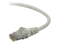 Belkin High Performance - Patch-kabel - RJ-45 (hane) till RJ-45 (hane) - 5 m - UTP - CAT 6 - formpressad, hakfri - grå - för Omniview SMB 1x16, SMB 1x8; OmniView SMB CAT5 KVM Switch A3L980B05M-S